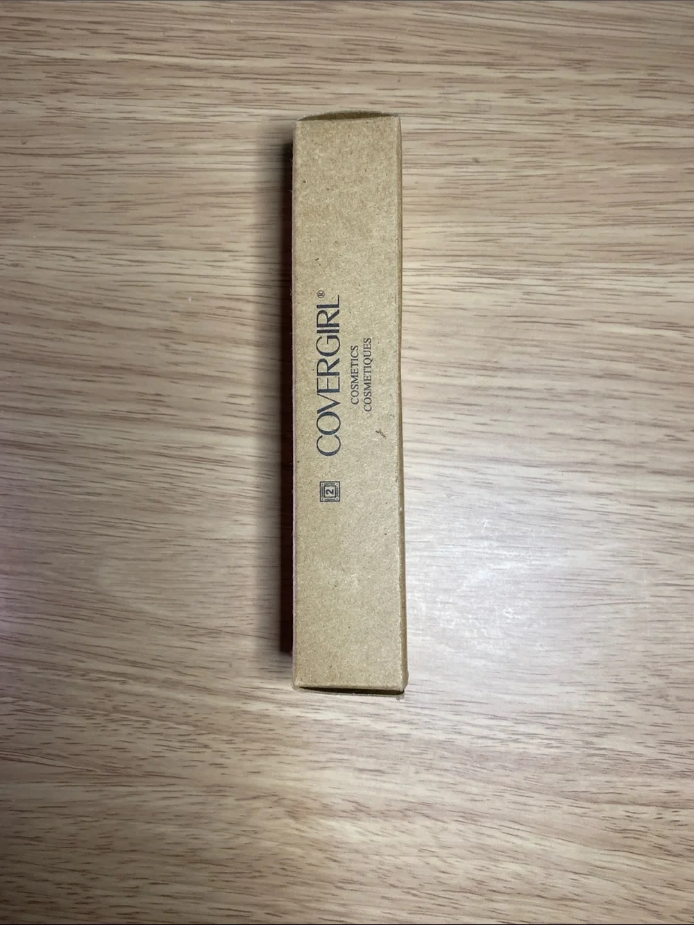 COVERGIRL Beige Cardboard Cosmetic Box 2 Packs